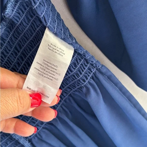 WeWoreWhat Blue Satin Jumpsuit - Picture 8 of 9